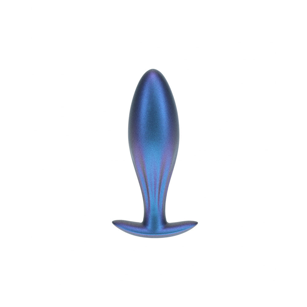 OUCH! Oval Anal Plug Metallic Blue 11.7 cm Butt Plug