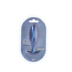 OUCH! Oval Anal Plug Metallic Blue 11.7 cm Butt Plug