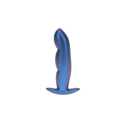 OUCH! Finger Anal Plug Metallic Blue 11.7 cm Butt Plug