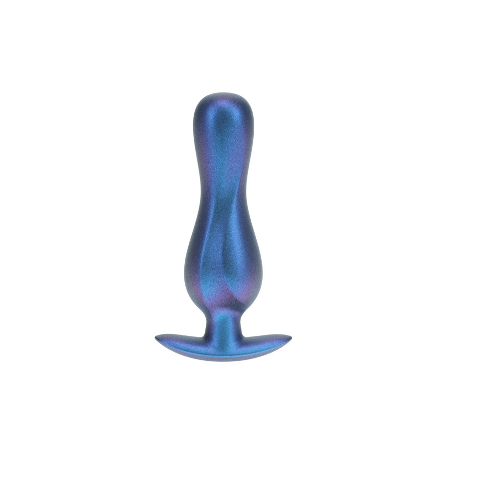 OUCH! Curvy Anal Plug Metallic Blue 11.7 cm Butt Plug