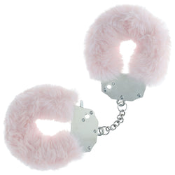 OUCH! Heavy-Duty Fluffy Cuffs Pink Fluffy Restraints