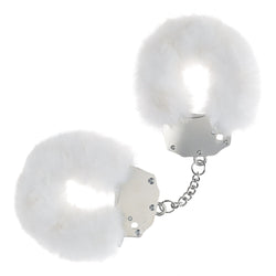 OUCH! Heavy-Duty Fluffy Cuffs White Fluffy Restraints