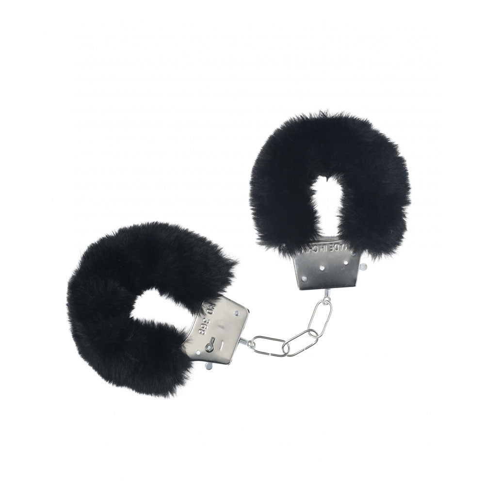 OUCH! Classic Fluffy Cuffs Black Fluffy Restraints