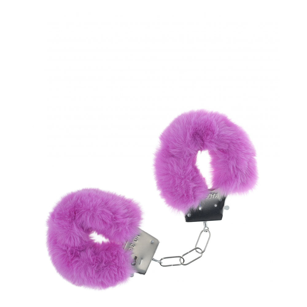 OUCH! Classic Fluffy Cuffs Purple Fluffy Restraints