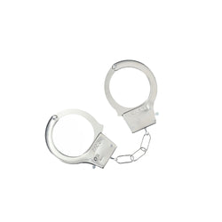 OUCH! Classic Metal Cuffs Silver Metal Restraints