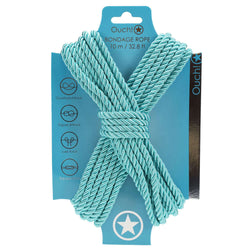 OUCH! Bondage Rope - 10 M - Blue - Blue Nylon Bondage Rope - 10 metre Length