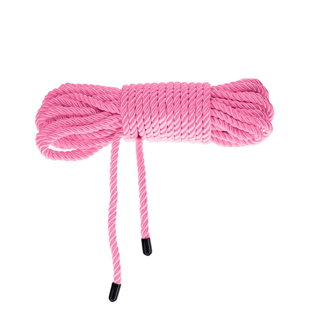 OUCH! Bondage Rope - 10 M - Pink - Pink Nylon Bondage Rope - 10 metre Length