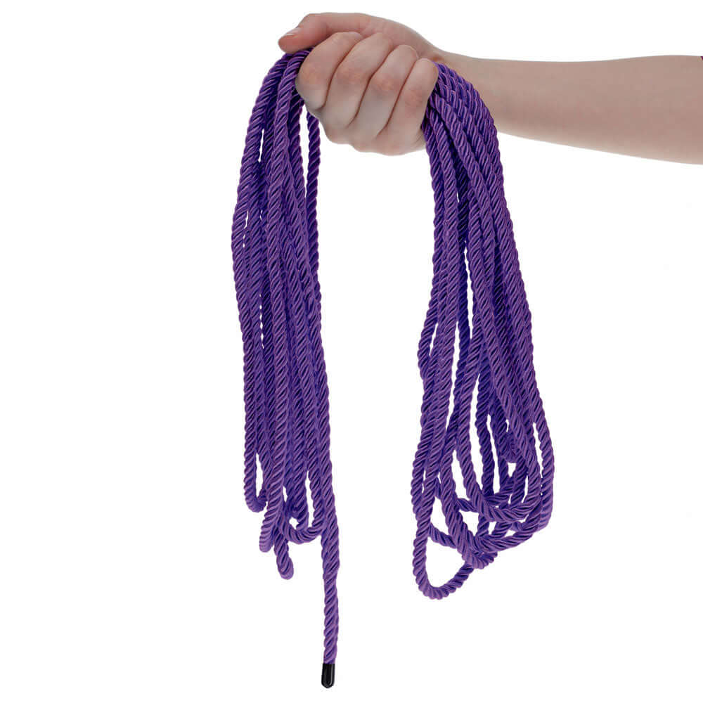 OUCH! Bondage Rope - 10 M - Purple - Purple Nylon Bondage Rope - 10 metre Length