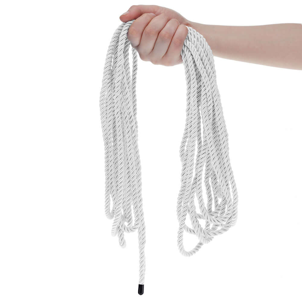 OUCH! Bondage Rope - 10 M - Silver - Silver Nylon Bondage Rope - 10 metre Length