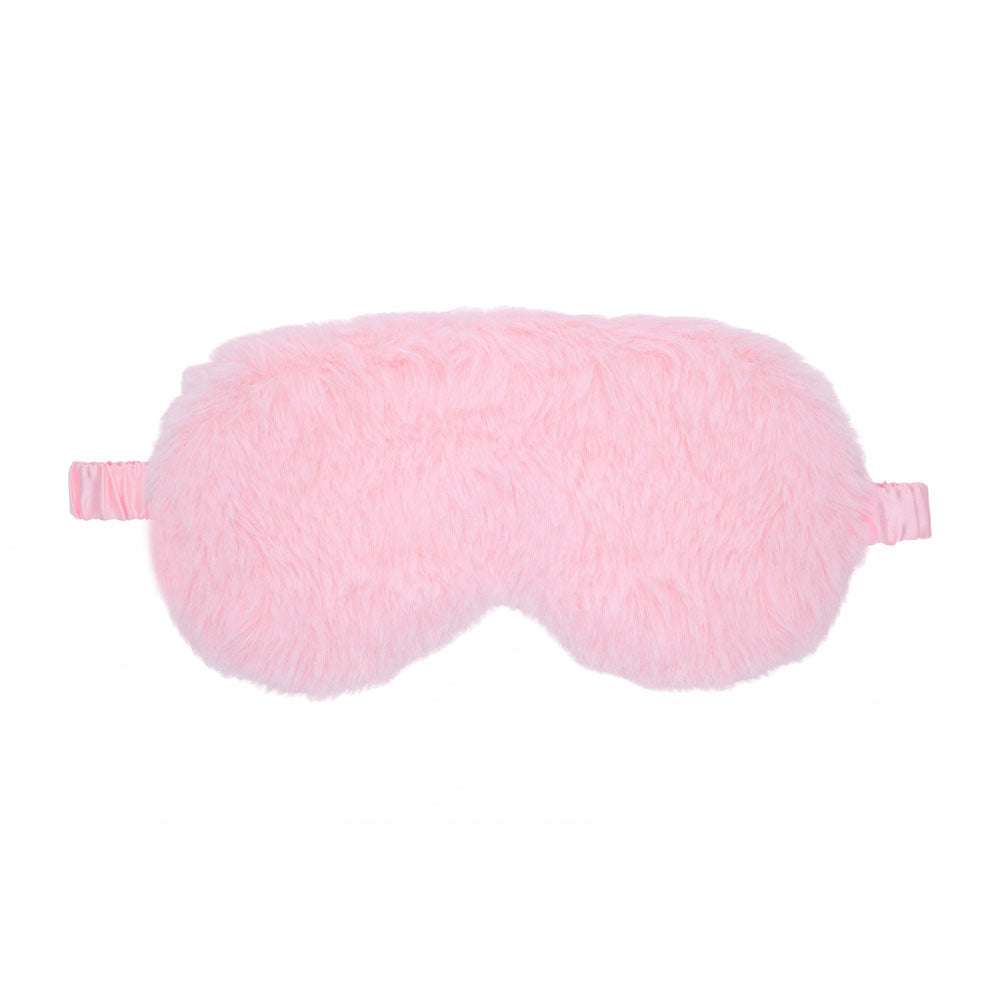 OUCH! Fluffy Mask - Powder Pink - Pink Fluffy Eye Mask