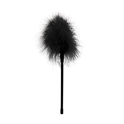 OUCH! & White Feather Tickler Black Feather Crop