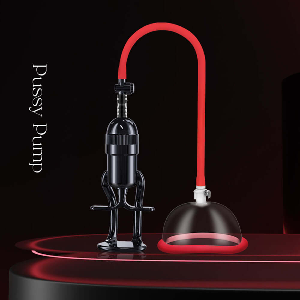 LuvPump Vagina Enhancement System - Clear/Red Vagina Pump