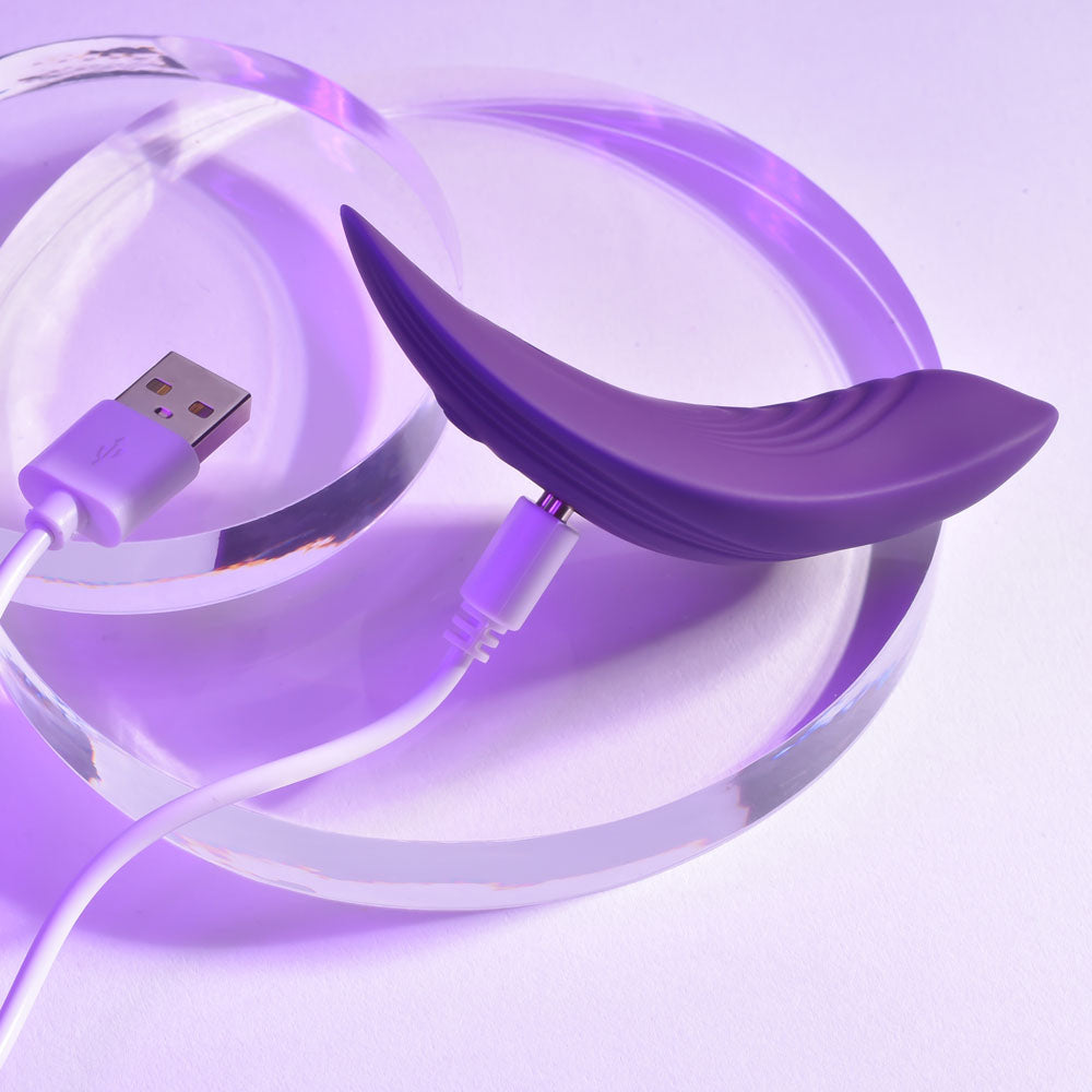 Playboy Pleasure OUR LITTLE SECRET Purple USB Rechargeable Panty Vibrator