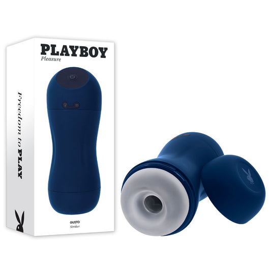 Playboy Pleasure GUSTO USB Rechargeable Vibrating & Sucking Masturbator