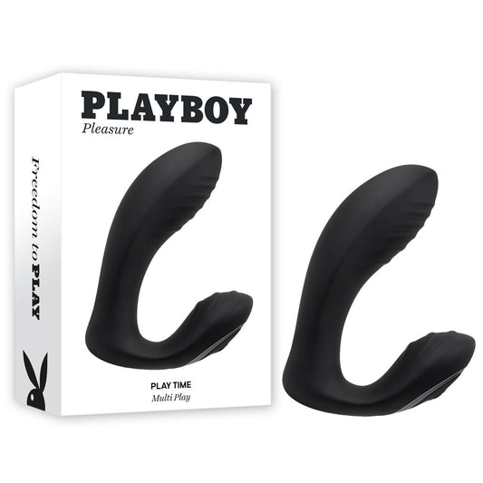 Playboy Pleasure PLAY TIME Black 12.7 cm USB Rechargeable Vibrator