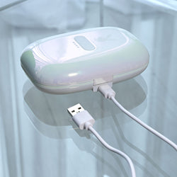 Playboy Pleasure IN A PINCH - Purple Rechargeable Vibrating Nipple Clamps with Charging Carry Case