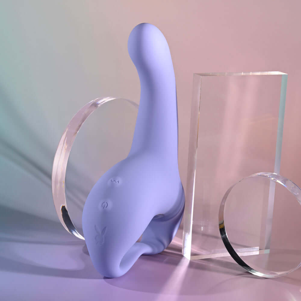 Playboy Pleasure NICE TO MEET YOU - Purple 19.5 cm USB Rechargeable Vibrator
