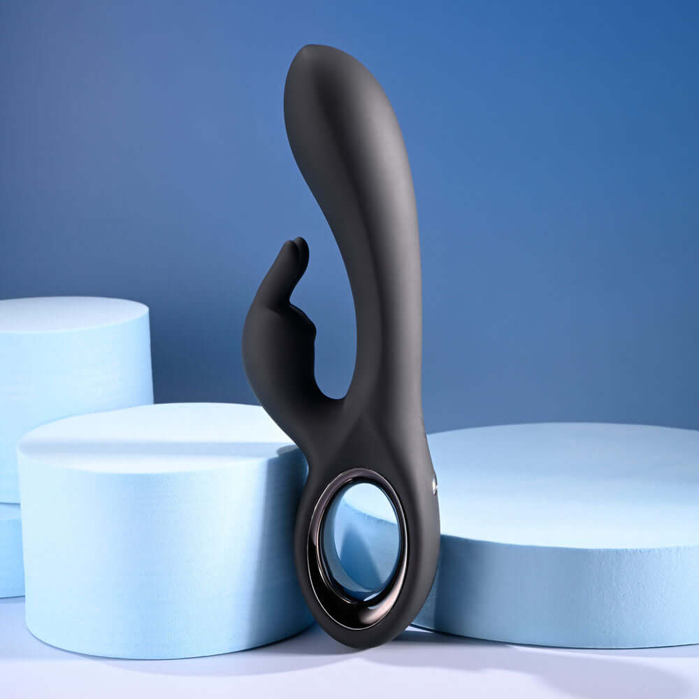 Playboy Pleasure LATE NIGHT BUNNY - Black 20 cm USB Rechargeable Rabbit Vibrator