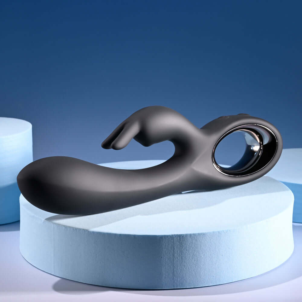 Playboy Pleasure LATE NIGHT BUNNY - Black 20 cm USB Rechargeable Rabbit Vibrator