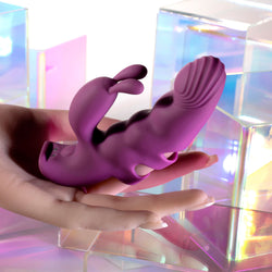 Playboy Pleasure LEND A HAND - Purple USB Rechargeable Finger Vibrator