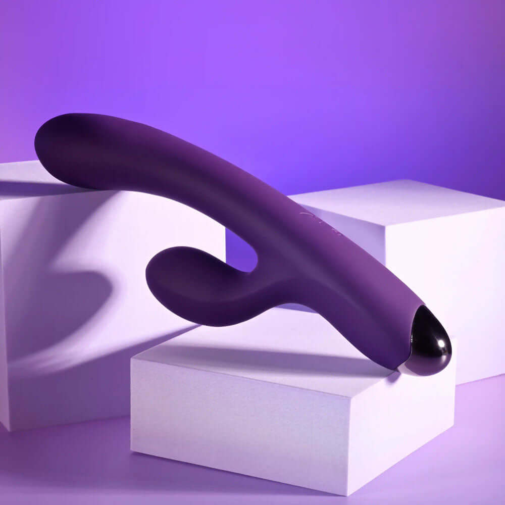 Playboy Pleasure NEW CRUSH - Purple 20.6 cm USB Rechargeable Rabbit Vibrator