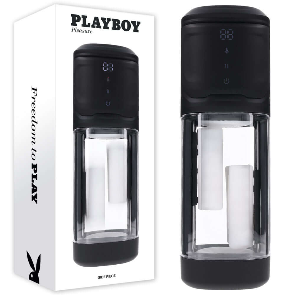 Playboy Pleasure SIDE PIECE - USB Rechargeable Warming Auto Stroker