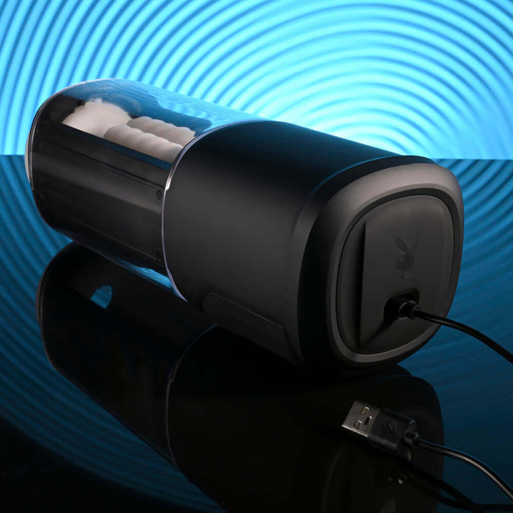 Playboy Pleasure SIDE PIECE - USB Rechargeable Warming Auto Stroker