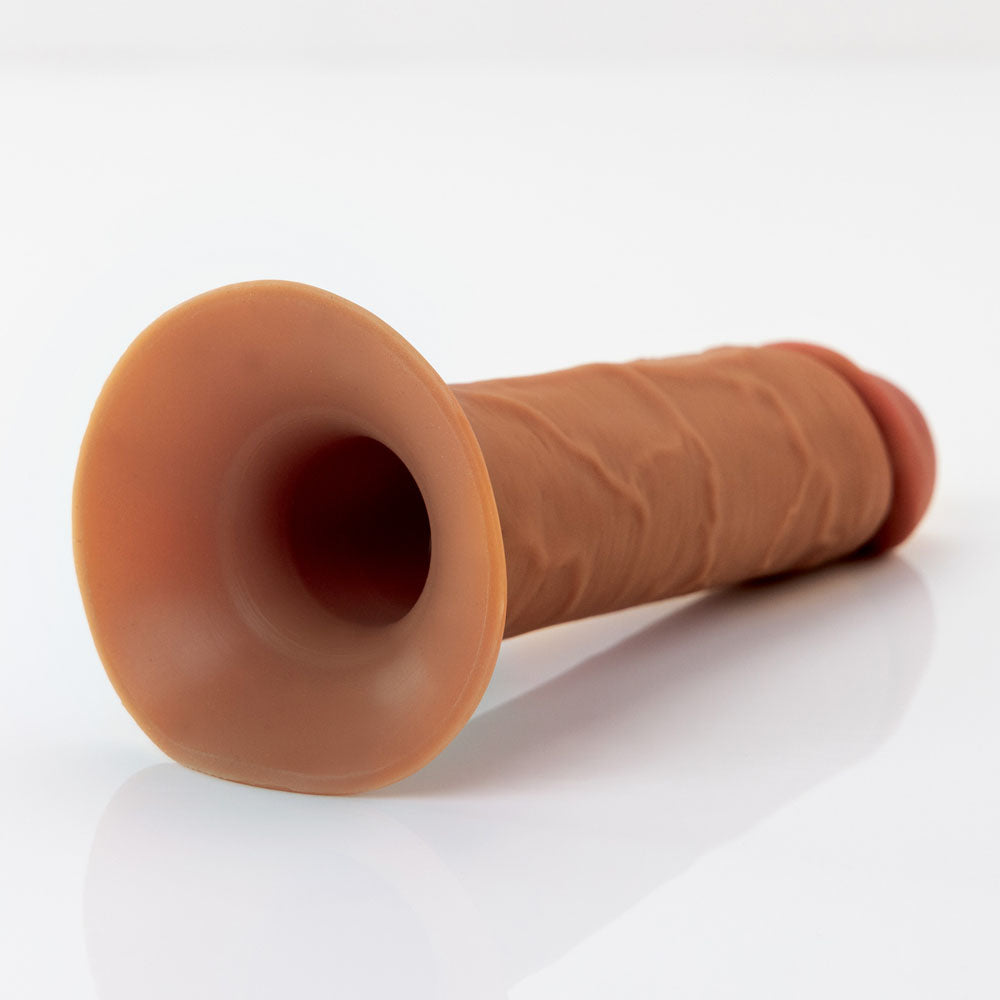 FX Elite 6'' Silicone Hollow Strap-On Tan 15.2 cm