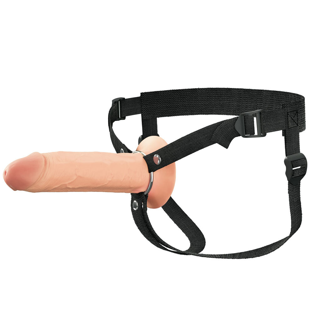 FX Elite 8'' Silicone Hollow Strap-On Flesh 20 cm