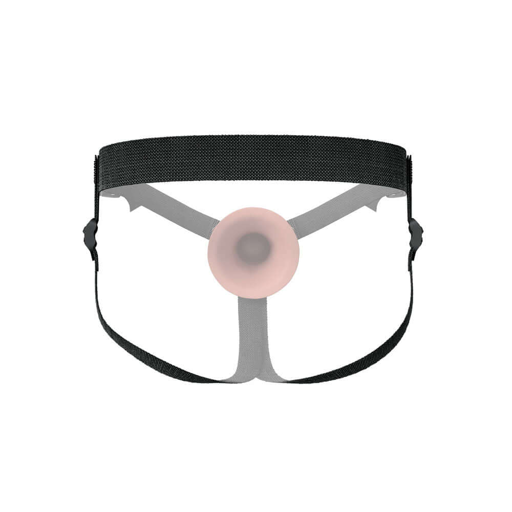 Fantasy X-Tensions Elite 9'' Silicone Hollow Strap-On - Flesh - Flesh 22.9 cm Hollow Strap-On