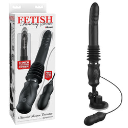 FFS Ultimate Silicone Thruster Black USB Rechargeable Thrusting Vibrator