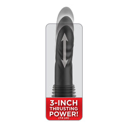 FFS Ultimate Silicone Thruster Black USB Rechargeable Thrusting Vibrator