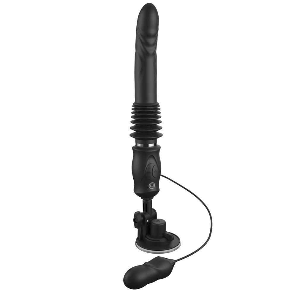 FFS Ultimate Silicone Thruster Black USB Rechargeable Thrusting Vibrator