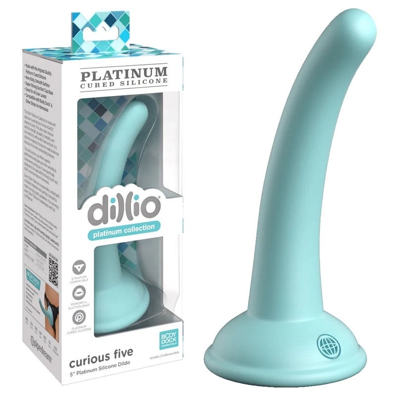 Dillio Platinum Curious Five Teal 12.7 cm (5'') Dong