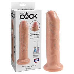 King Cock 7'' Uncut - Flesh 17.8 cm Dong