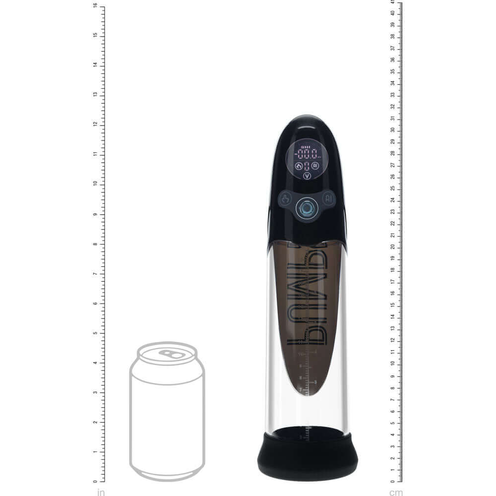 PUMPED Aqua-Pro Auto Pump - Black - Black/Clear USB Rechargeable AI-Enabled Submersible Auto Penis Pump