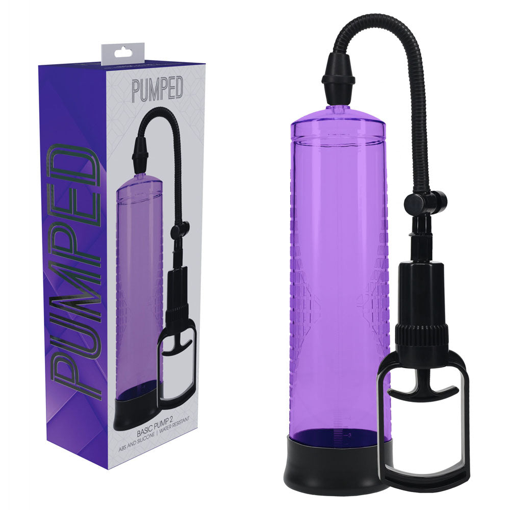 PUMPED Basic Pump 2 Purple Penis Pump