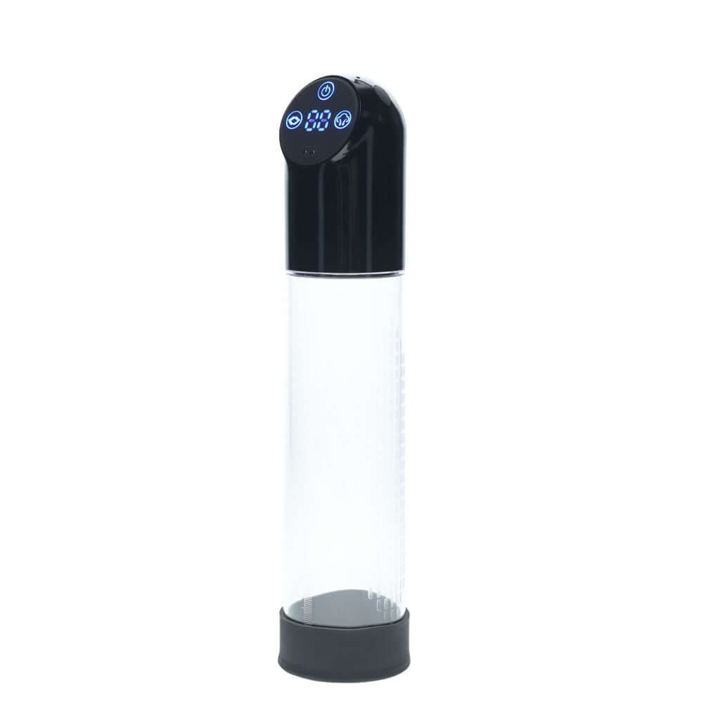 PUMPED Automatic Waterproof Pump - Black - Black/Clear USB Rechargeable Automatic Penis Pump