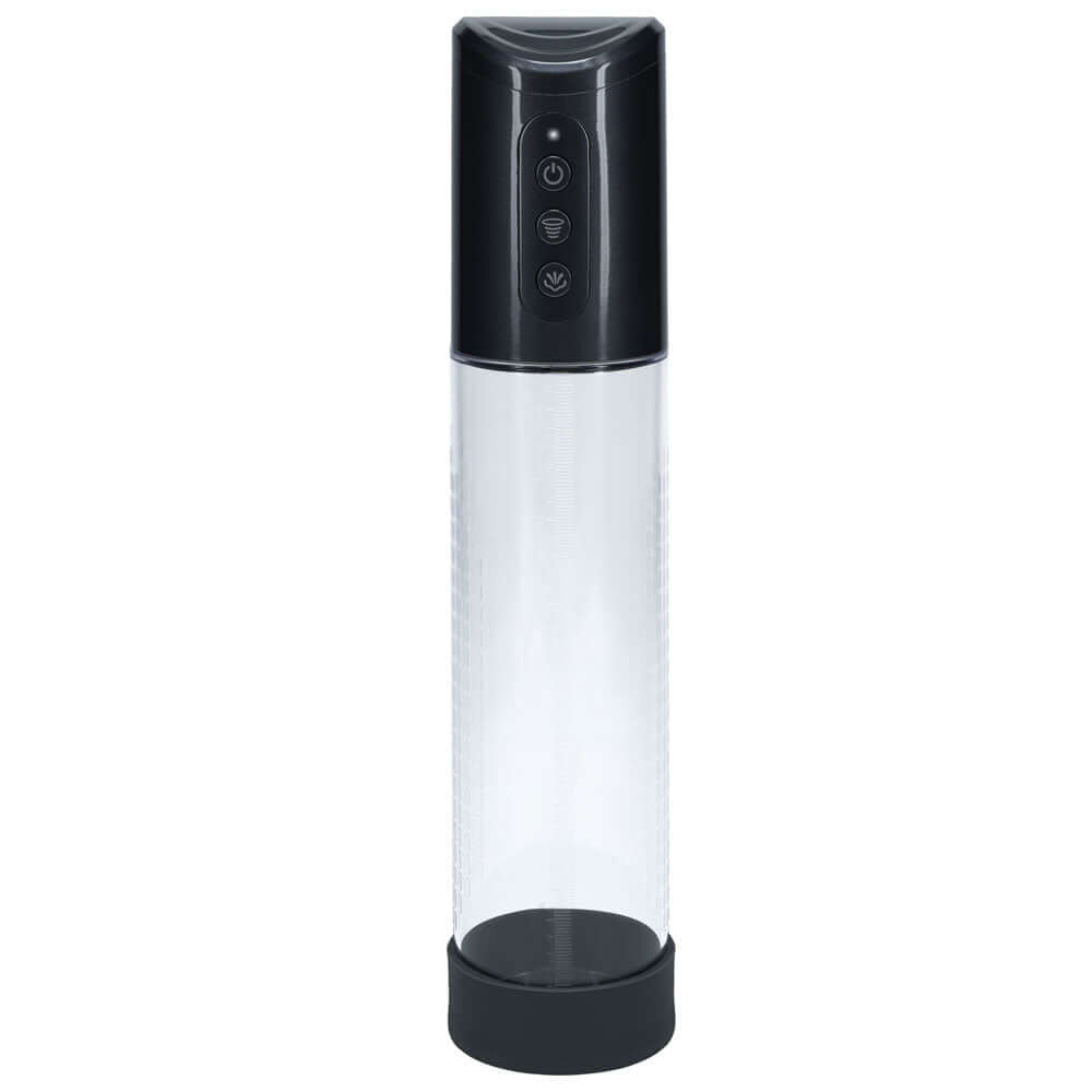 PUMPED Hyperpump Automatic Pump - Gunmetal - Gunmetal Grey USB Rechargeable Auto Penis Pump