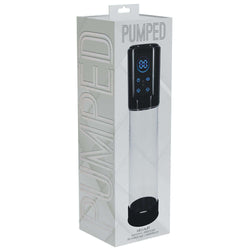 PUMPED MegaLift Automatic Penis Pump - Black - Black/Clear USB Rechargeable Auto Penis Pump