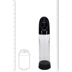 PUMPED CyberPulse Automatic Penis Pump - Black - Black/Clear USB Rechargeable Auto Penis Pump