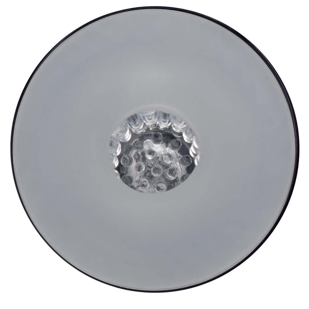 PUMPED Vortex - Gunmetal - Gunmetal Grey/Clear USB Rechargeable Sucking Rotating and Thrusting Auto Masturbator