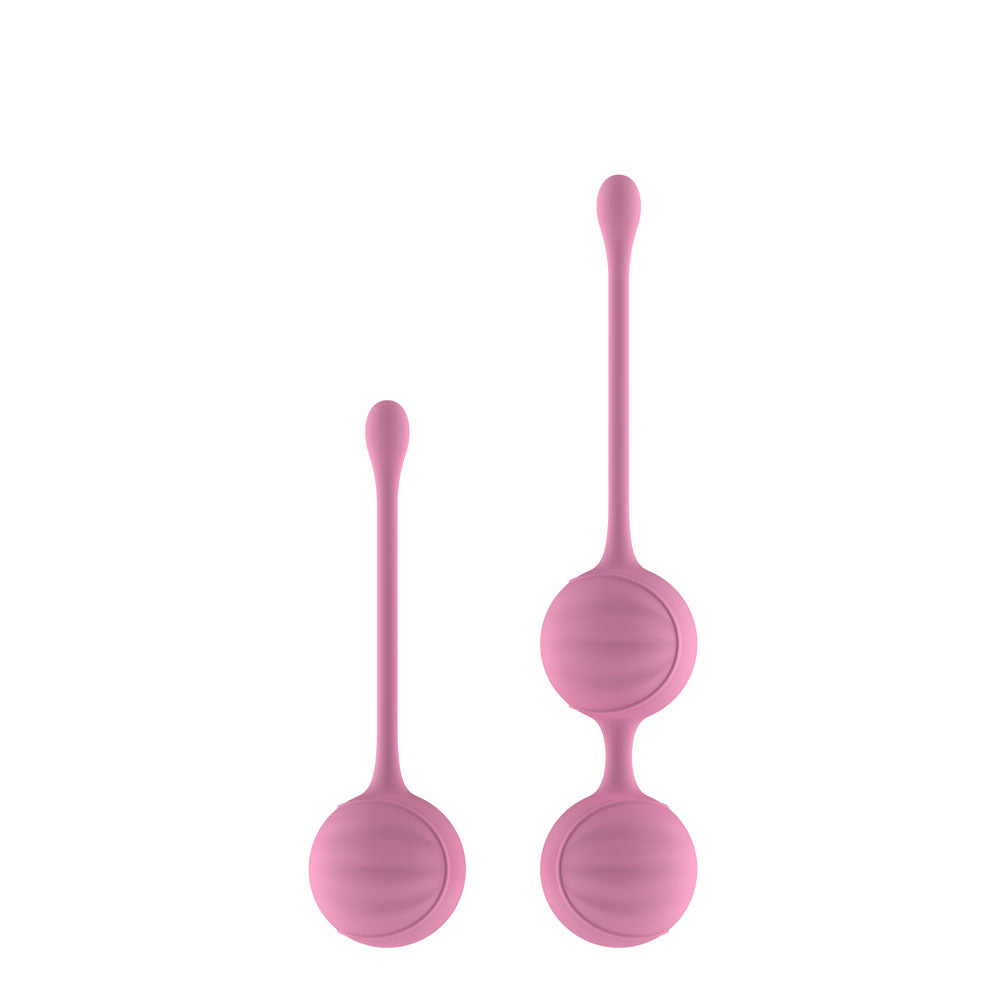 Passion Play Silicone Kegel Ball Set - Pink Kegel Balls - Set of 2 Items