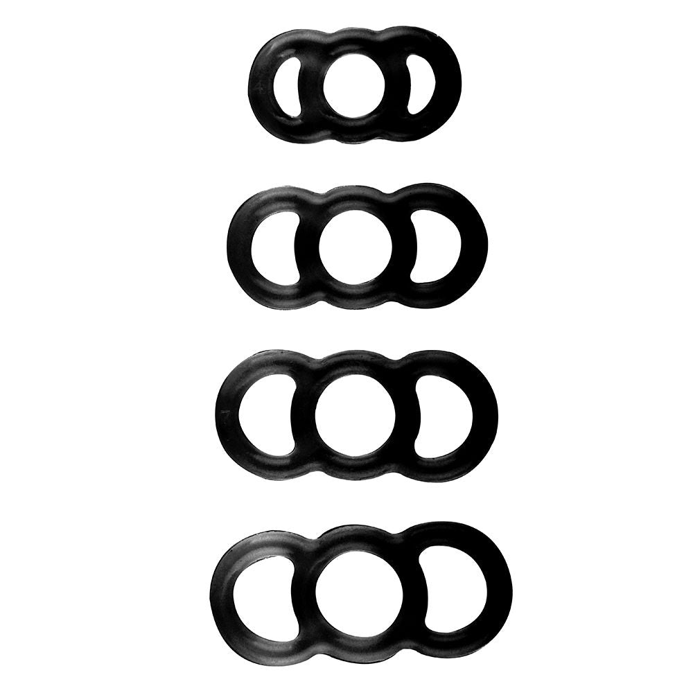 LuvPump ComFit Silicone Rings Set of 4 Sizes