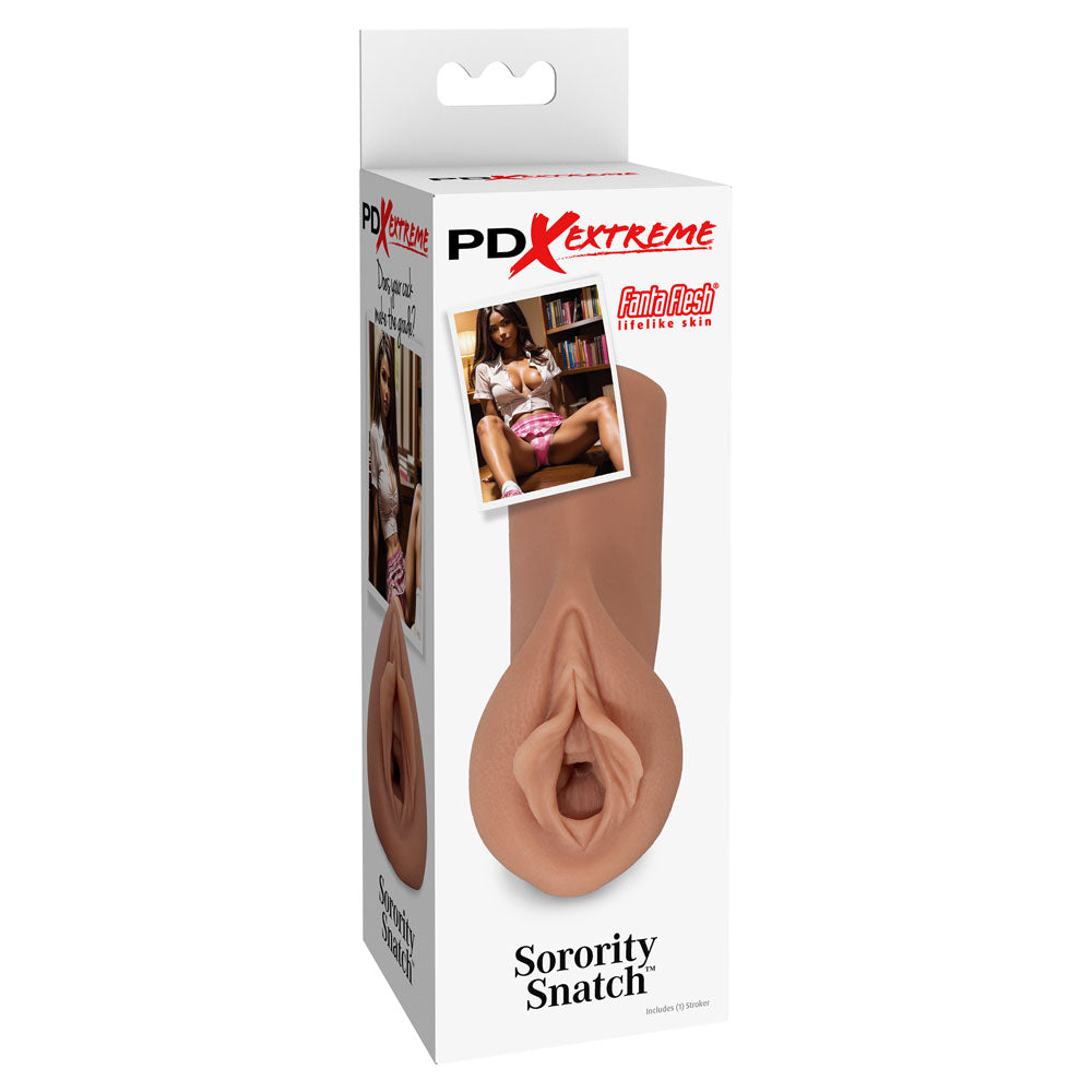 Pipedream Extreme Toyz Sorority Snatch Brown Vagina Stroker