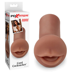 Pipedream Extreme Toyz Coed Cocksucker Brown Mouth Stroker