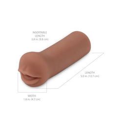 Pipedream Extreme Toyz Coed Cocksucker Brown Mouth Stroker