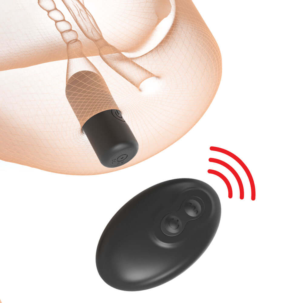 PDX Plus Double Pounder Vibrating Squeeze Stroker - Flesh - Flesh USB Rechargeable Vibrating Vagina Stroker