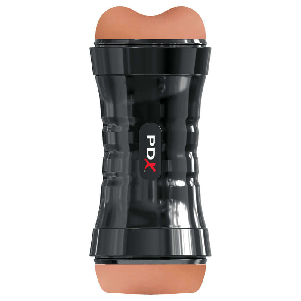 PDX Wet Pussies Super Flip-A-Pussy Over - Brown - Brown Dual Ended Stroker (Vagina & Ass)