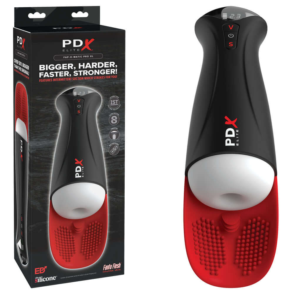 PDX Elite Vibrating Roto-Sucker Black Vibrating Masturbator PDX Elite Vibrating Roto-Sucker Black Vibrating Masturbator
